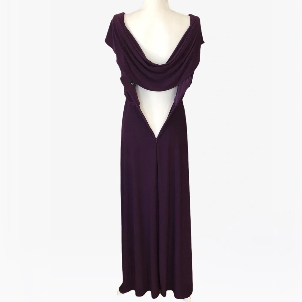 Alex Evenings Cowl-Neck A-Line Women’s Dress - 6/8 - Picture 8 of 17